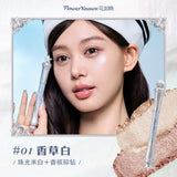 Flower Knows Shell Pearl Double-Ended Eye Silkworm Pen