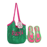 RuoyuStudio Woven Mesh Shoulder Bag