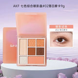 AKF Seven-Color Eyeshadow Palette