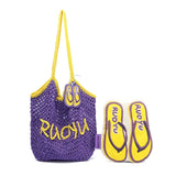 RuoyuStudio Woven Mesh Shoulder Bag