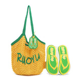 RuoyuStudio Woven Mesh Shoulder Bag