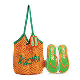 RuoyuStudio Woven Mesh Shoulder Bag