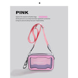 Ceekay Jelly Transparent Crossbody Bag