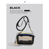 Ceekay Jelly Transparent Crossbody Bag