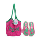 RuoyuStudio Woven Mesh Shoulder Bag