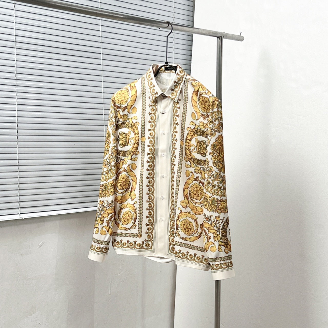 VS Printed Silk Twill Shirt 1826052810