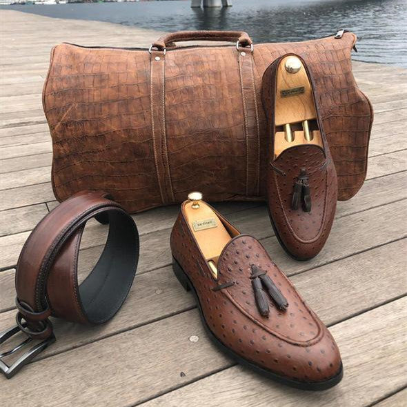 Men's Tassel Brown Loafers